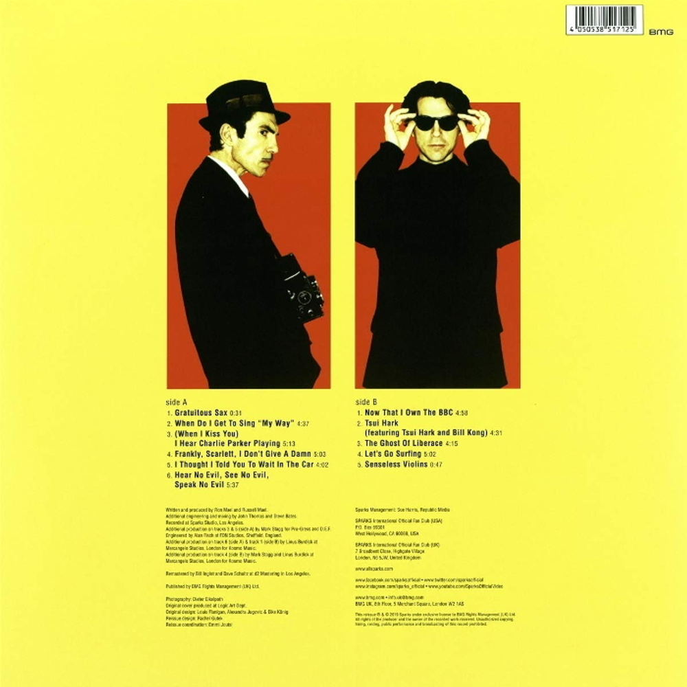 Sparks / Gratuitous Sax & Senseless Violins (LP)