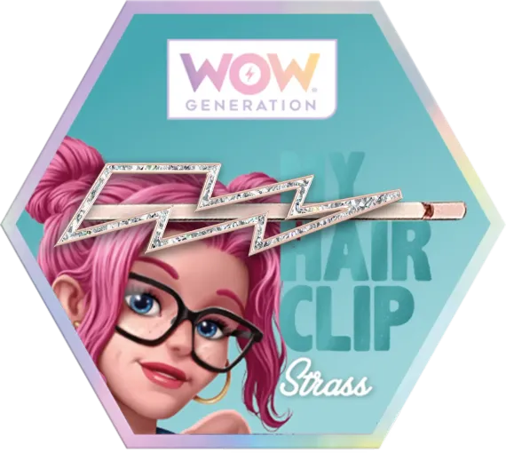 Заколка для волос WOW Generation с надписью LIGHT