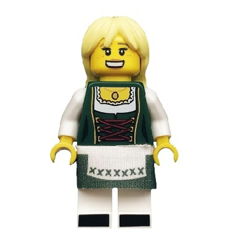 Девушка с кренделем col165