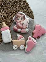 Имбирные пряники на торт 1 годик