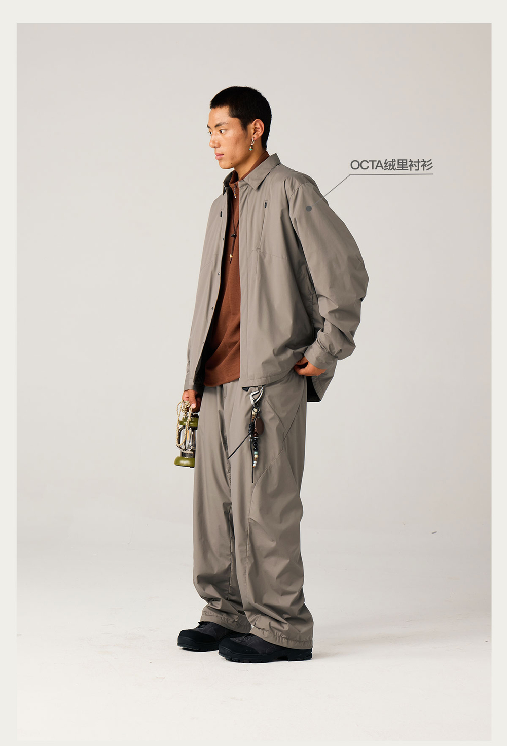 Брюки Nothomme Blue OCTA Men's Ultra-Light Water-Resistant Fleece Warm Hiking Pants – Soft & Breathable for Fall/Winter.