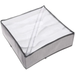 Кофр - органайзер для хранения вещей «ЭФОЛТ», цвет пыльно - серый, 7 отделений, 32*32*10см✦