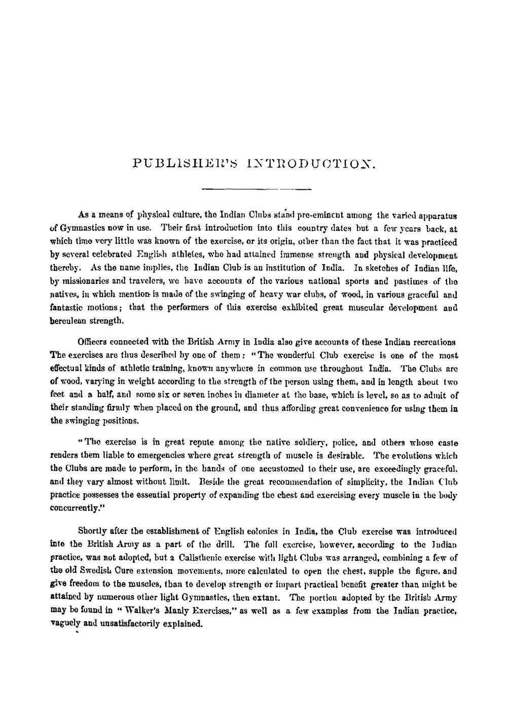The Indian club exercise: with explanatory figures and positions | Simon D Kehoe