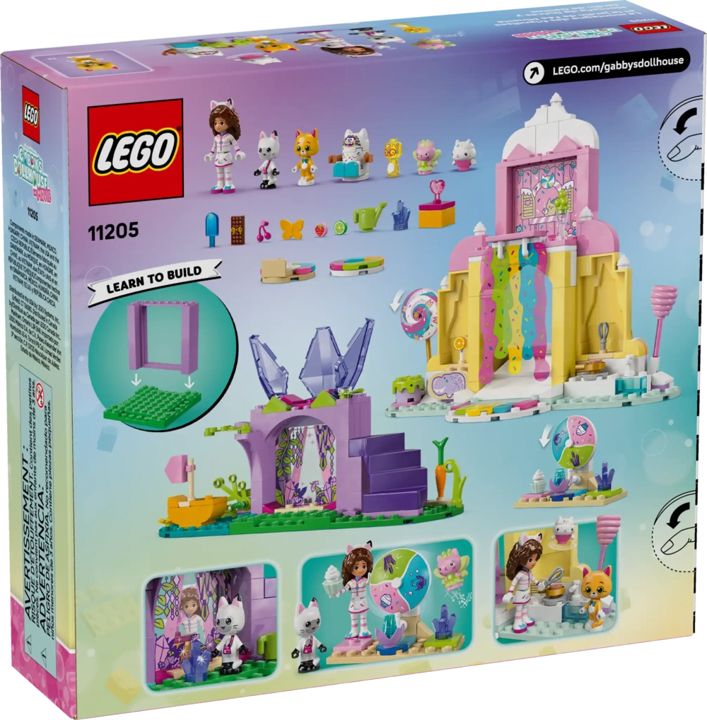 Конструктор LEGO Gabby's Dollhouse 11205 Гора сладостей и Кошачий сад