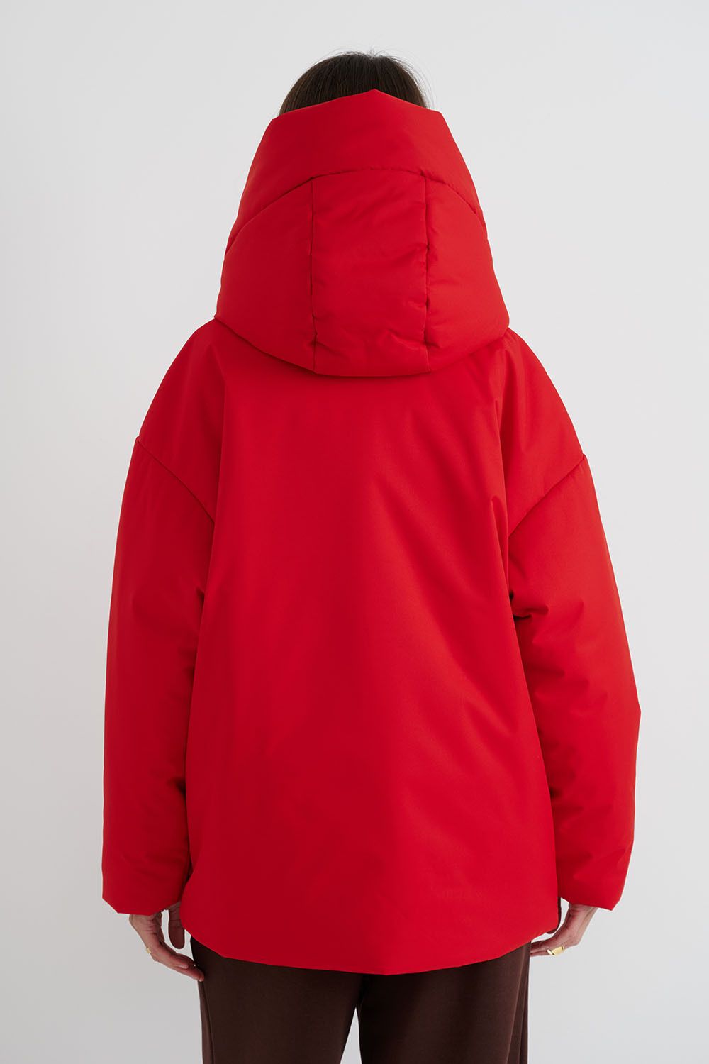 Куртка зимняя на утеплителе Isosoft красного цвета
