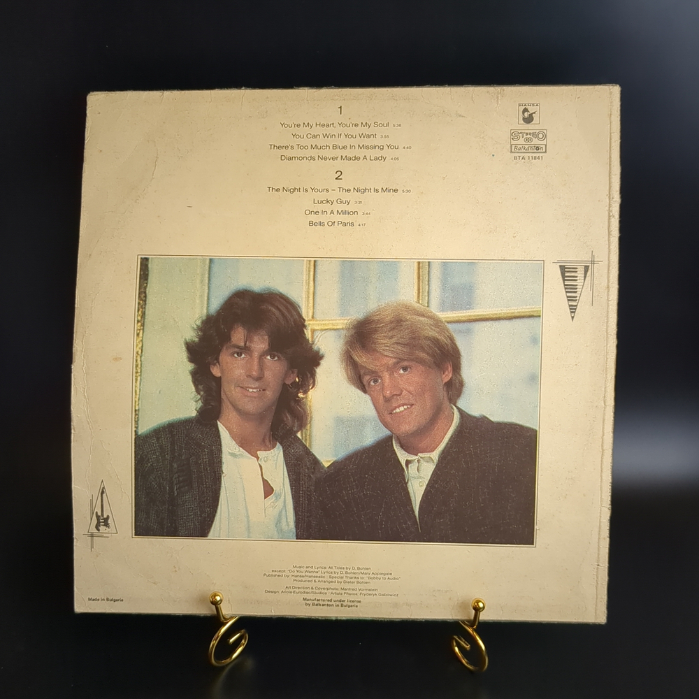 LP Modern Talking - The 1st album / Модерн Токинг - Первый альбом. Виниловая пластинка 12 дюймов Балкантон Болгария .