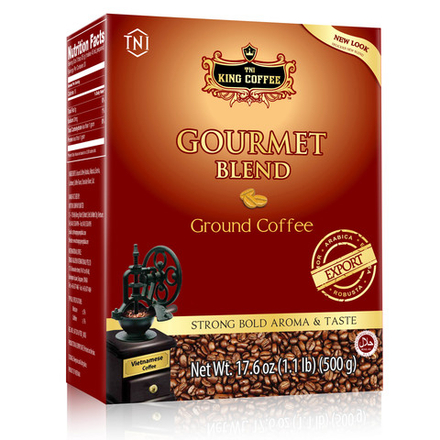 Молотый кофе Gourmet Blend, King Coffee, 500 гр.