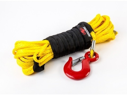 Синтетический трос 6.3мм/15м с коушем, с крюком