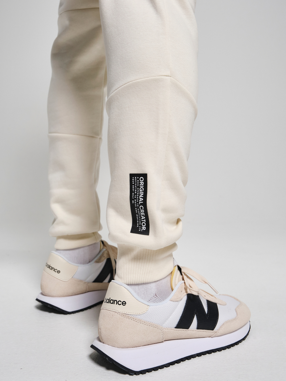 Спортивные штаны мужские ORIGINAL CREATOR JOGGERS, Молочный