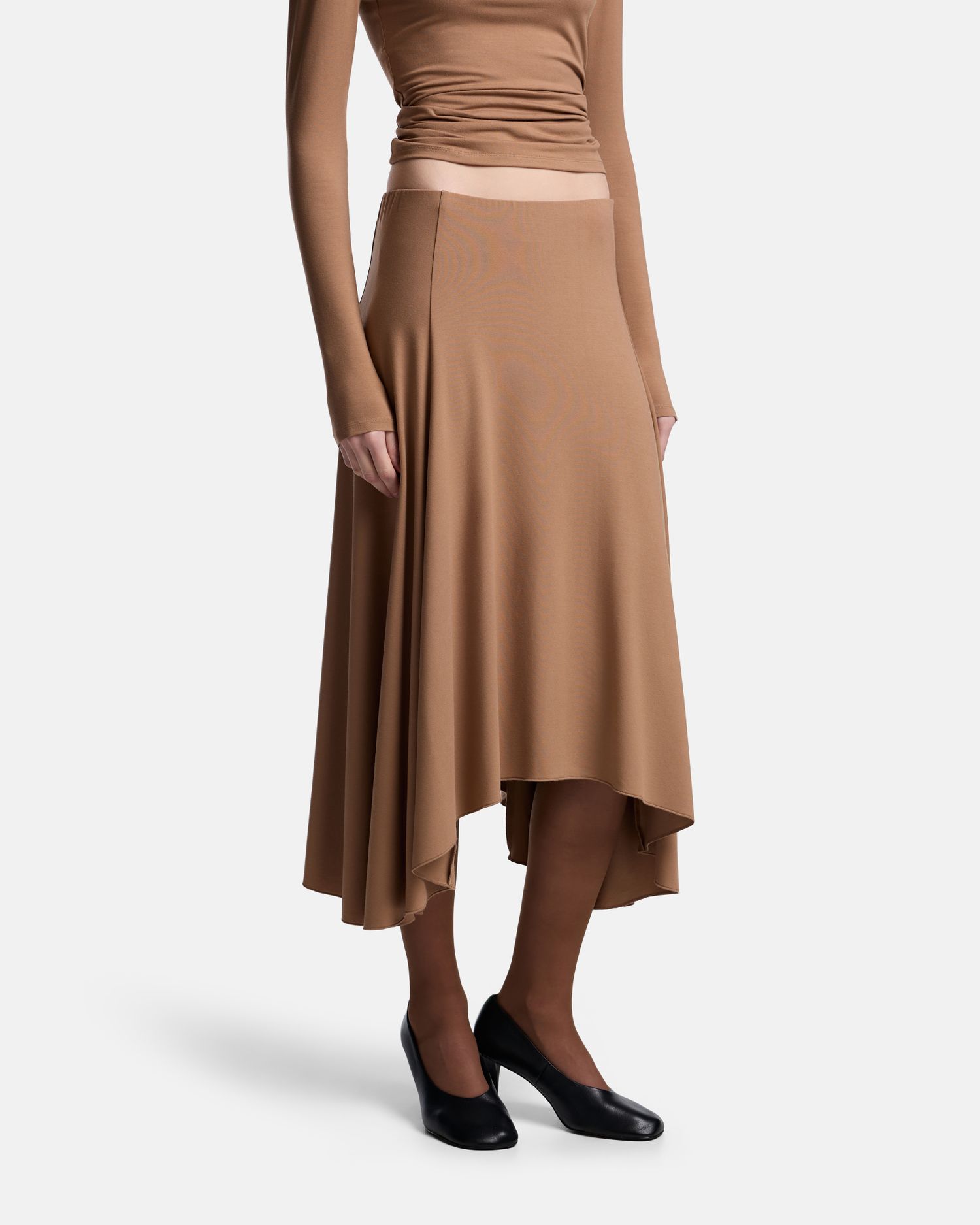 ЮБКА С РЕЛЬЕФАМИ ИЗ ТРИКОТАЖА