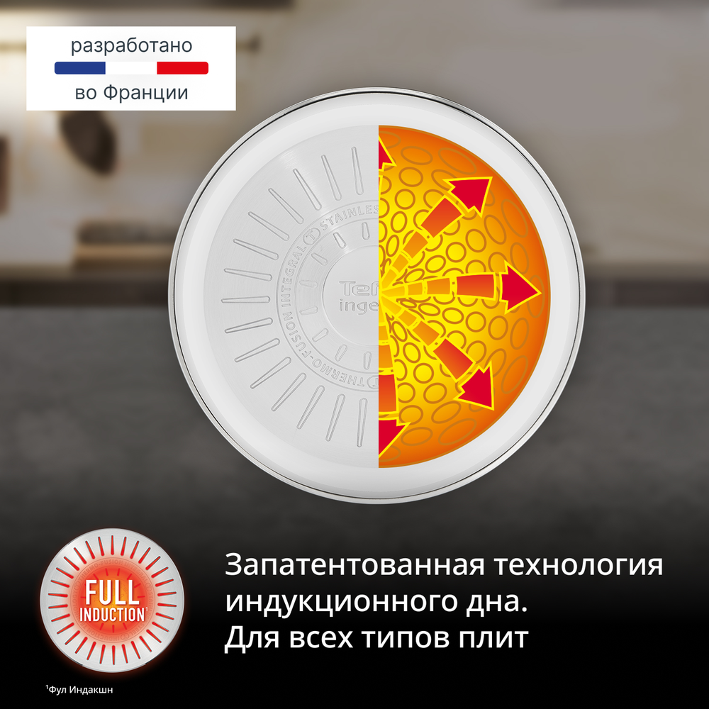 Набор посуды для приготовления Tefal Ingenio Emotion L8968S04 8 предметов