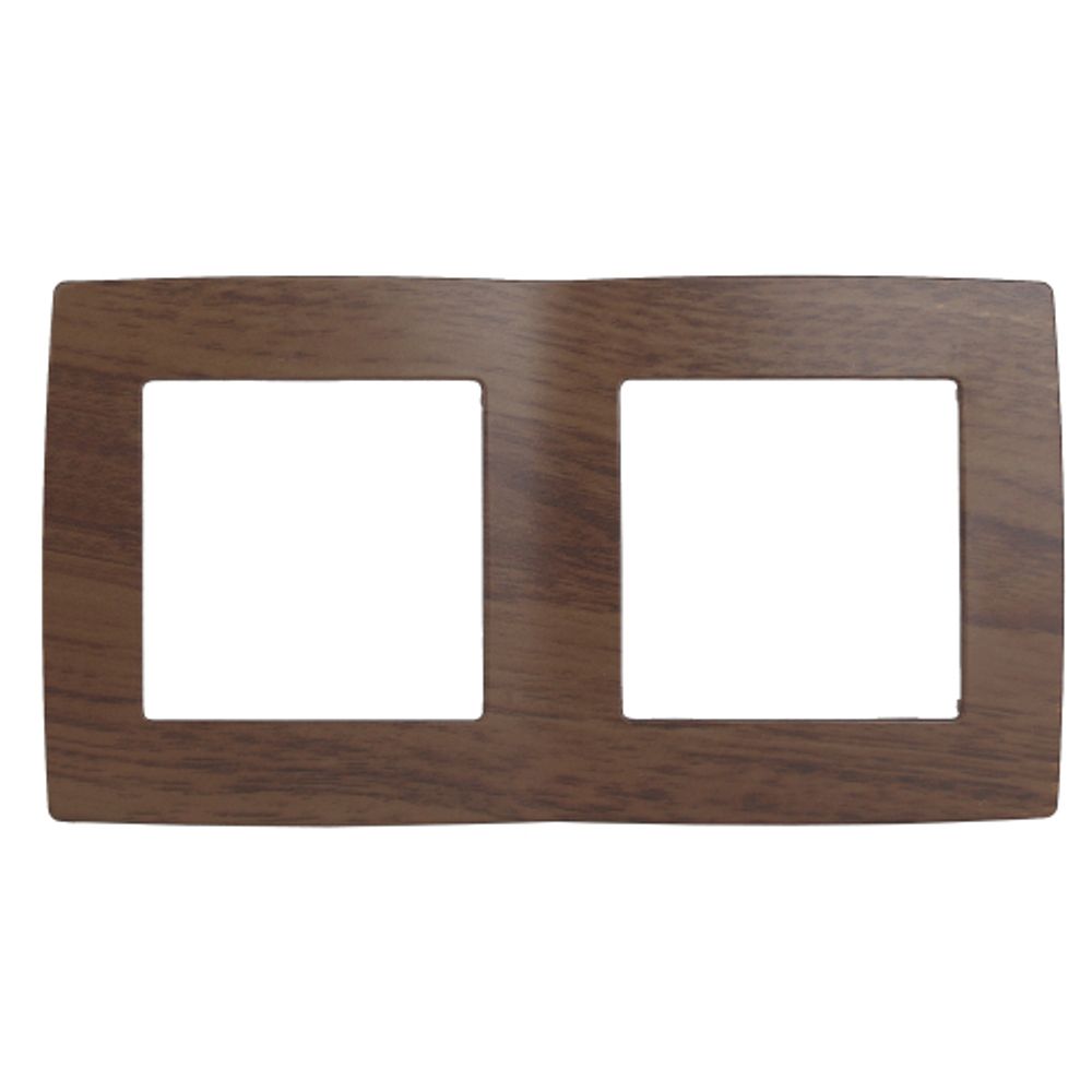 12-5002-10 ЭРА Рамка на 2 поста, Эра12, венге | Эра 12 Венге