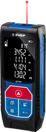 ЗУБР ДЛ-50, 50 м, лазерный дальномер, Профессионал (34925)