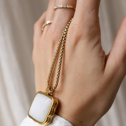 Колье Coeur de Lion White-Gold 1200/10-1416