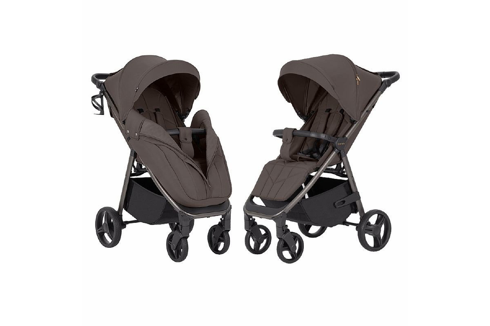 Коляска прогулочная Carrello Bravo PU CRL-8512 Coffee Beige