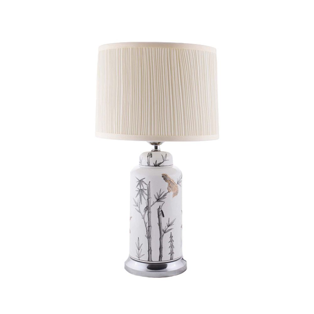 Настольная лампа с абажуром "Золотая птица"