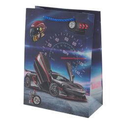 GAEM Пакет подарочный S (бумага 210г/м2, блок микс 12шт), L18 W9 H24 см, 4в.