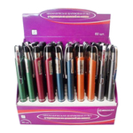 Ручка шариковая, автоматическая, Basir, синие чернила, 5 цветов корпуса, 60 шт