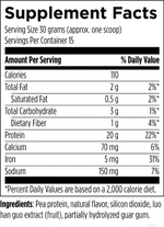 Designs For Health - PurePea™ Vanilla - 450 gr