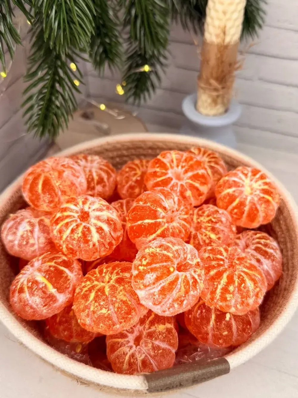 мандарины из мыла 30 штук