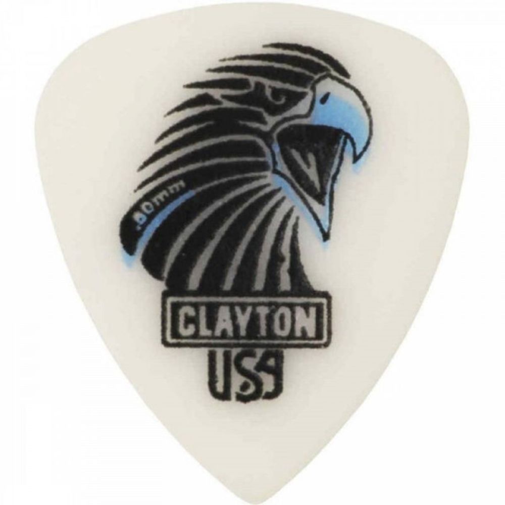 CLAYTON US80/12 - медиатор - 0.80 mm ULTEM gold, стандартный (золотистый).