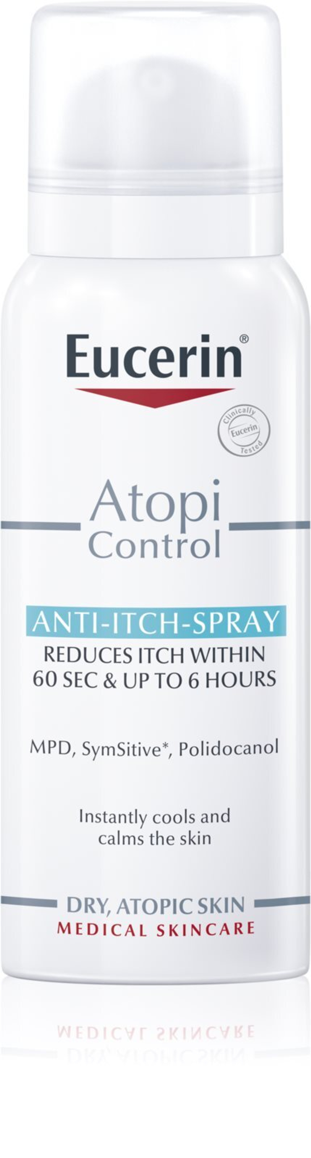 Eucerin AtopiControl - спрей, мгновенно успокаивающий зуд и раздражение /   50  ml  / GTIN 4005800264375