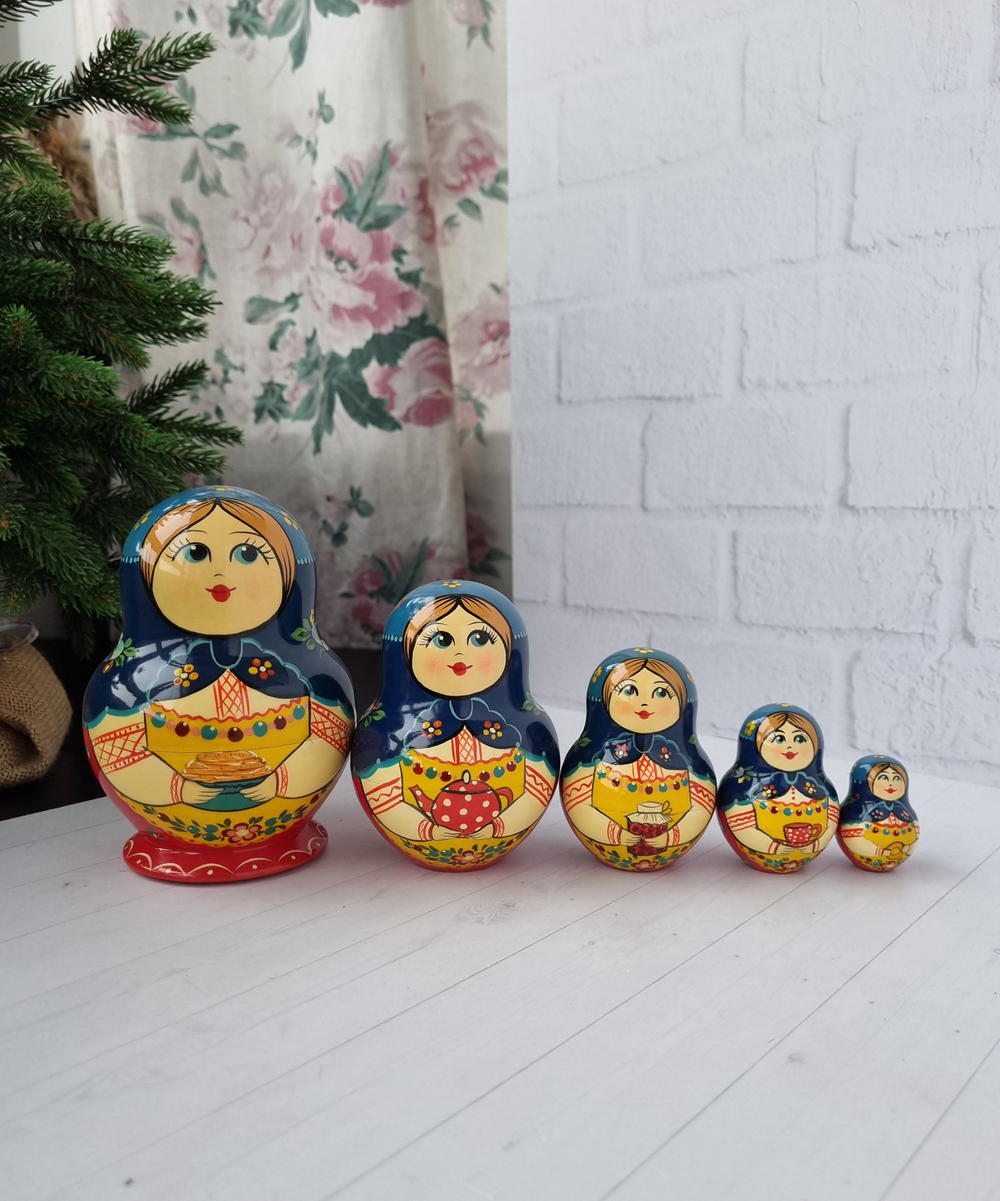 Матрёшка "Традиция" 5м 15см пузатая