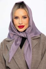 Косынка с отворотом (лиловая) КО20-23М LT Collection