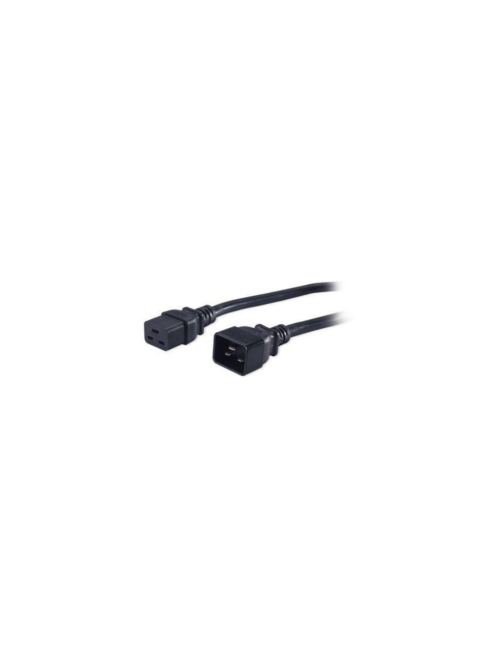 Кабель питания PWC-IEC19-IEC20-3.0-BK IEC 320 C19 - IEC 320 C20 (3х1.5) 16А прямая вилка 3м Hyperline 43795