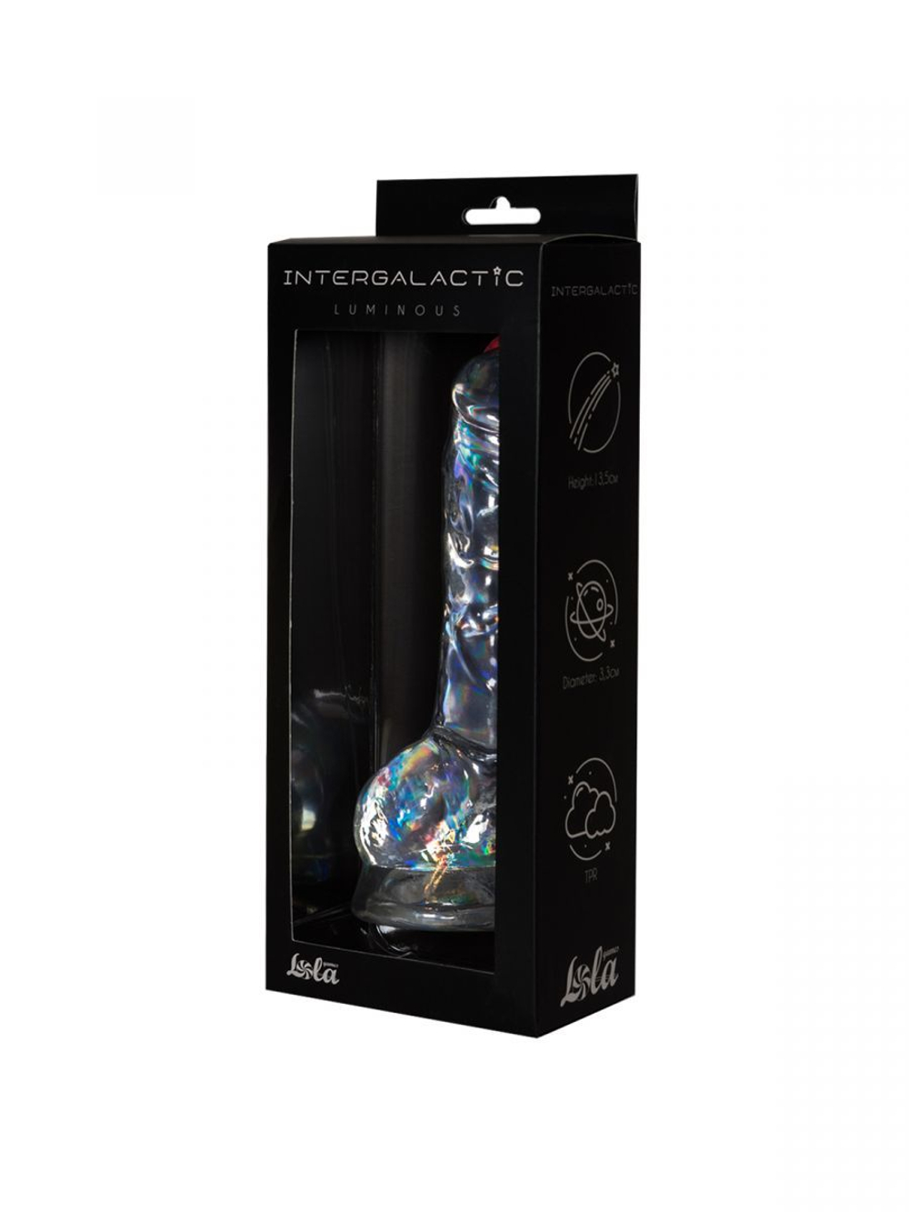 Прозрачный фаллоимитатор Luminous - 20 см.