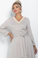 Платье Осенняя история (бежевое) П11228 LT Collection