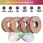 Пластик Eryone Silk PLA Tri-Color Combination (комплект) 4x 0.25 кг "Red&Blue&Green+Red&Purple&Gold+