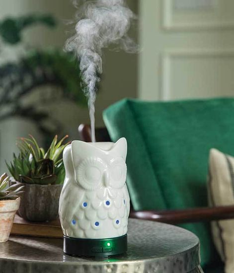 Ультразвуковой аромадиффузор Сова, Candle Warmers