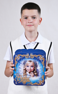 Сладкий новогодний подарок "Царские узоры" 850гр