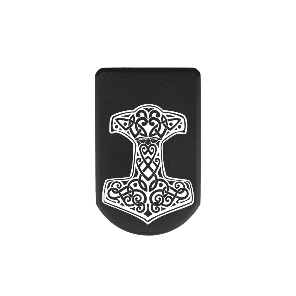 Пятка +3 патрона для магазинов Grand Power, ПЛК, CZ, Tanfoglio с гравировкой Скандинавская мифология