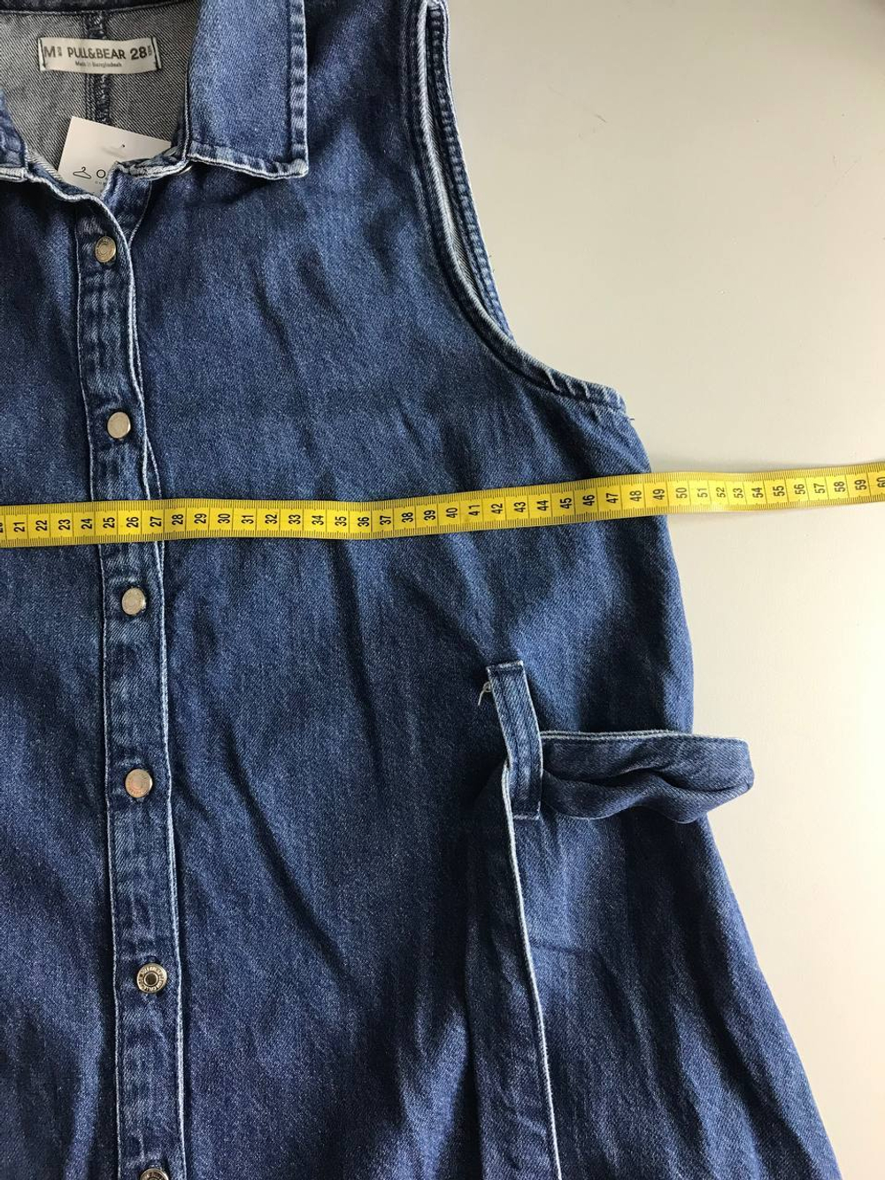 Платье Pull&Bear джинсовое длинное, маркировка 28, визуально на 42 размер