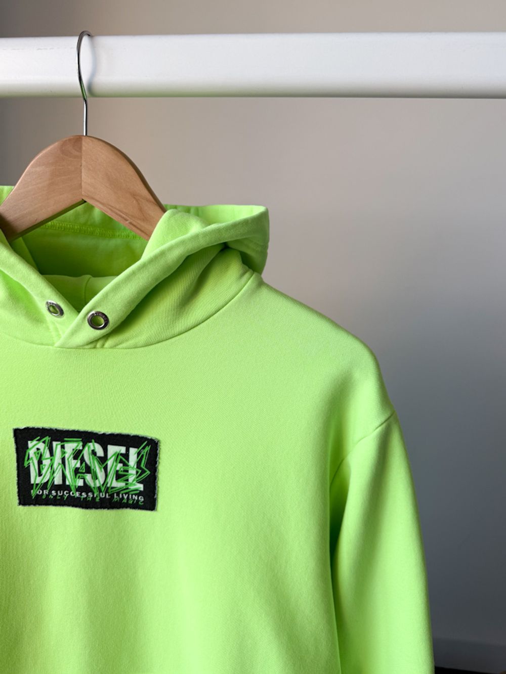 Хлопковая толстовка-худи Diesel, 164