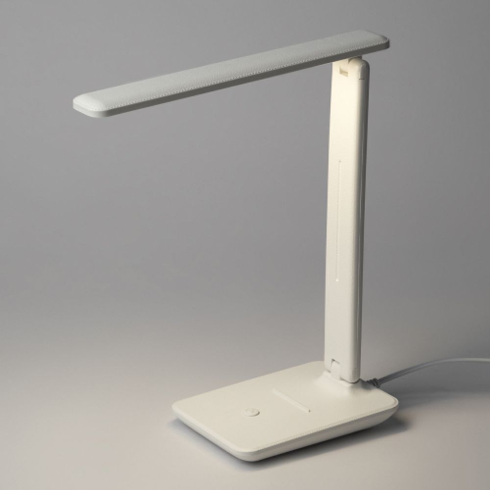 Настольный светильник ЭРА NLED-508-7W-W светодиодный белый | Светодиодные настольные лампы