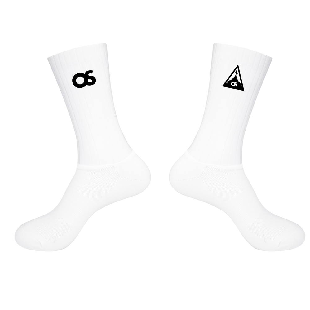 Aero-guard 2 cycling socks white