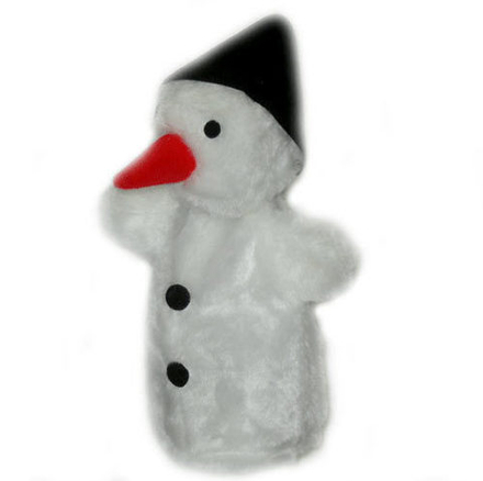 Перчаточная кукла Снеговик