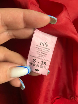 Платье Nife яркого цвета, маркировка S, визуально на 42/44 размер