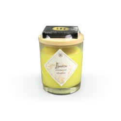 Свеча ароматическая с эфирным маслом лимона