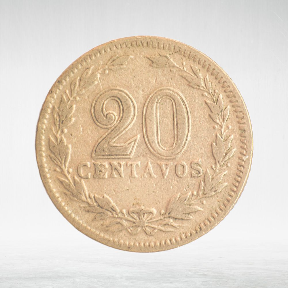 Argentina, 20 Centavos, 1929, F