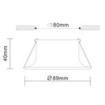 Встраиваемый светильник ST Luce MOBARRA ST202.508.01