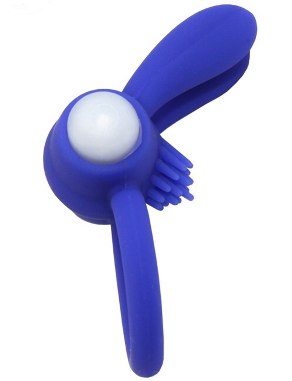 Кольцо "Зайчик" с мини-вибратором, диаметр 25 мм (Цвет: фиолетовый)