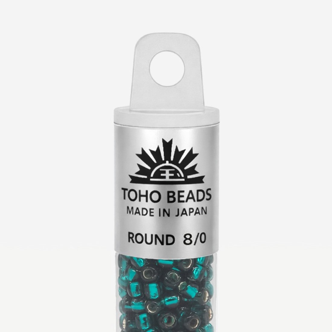 Японский бисер TOHO Round 8/0 (№27BD), с внутренним серебрением, прозрачный