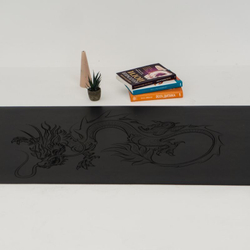 Каучуковый коврик для йоги Dragon Grey 185*68*0,4 см