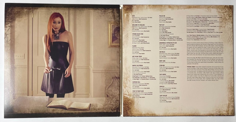 Винтажная виниловая пластинка LP Tori Amos Abnormally Attracted To Sin (USA 2009)