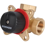 Трехходовой смесительный клапан 3/4 KVs 6.3 ROMMER (RVM-0003-006320)