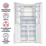 Холодильник с инвертором MAUNFELD MFF181NFW